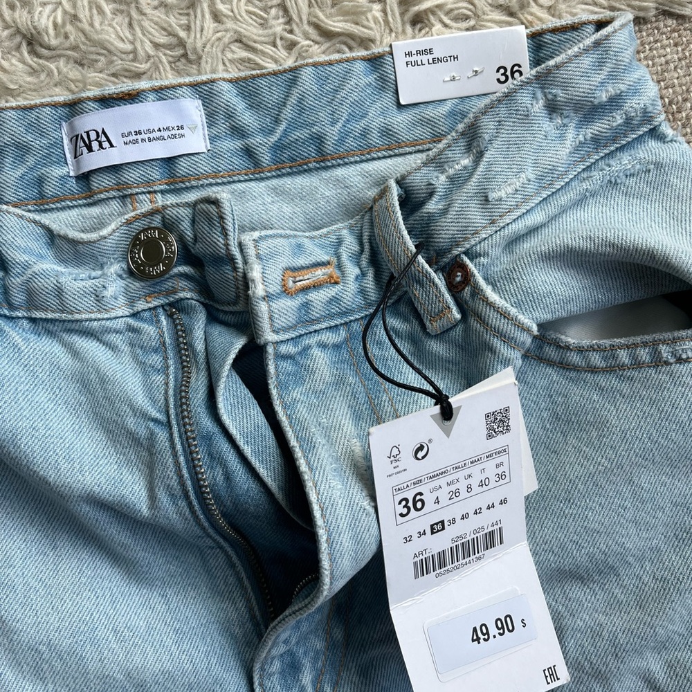 High Waisted Zara Full Length Pant